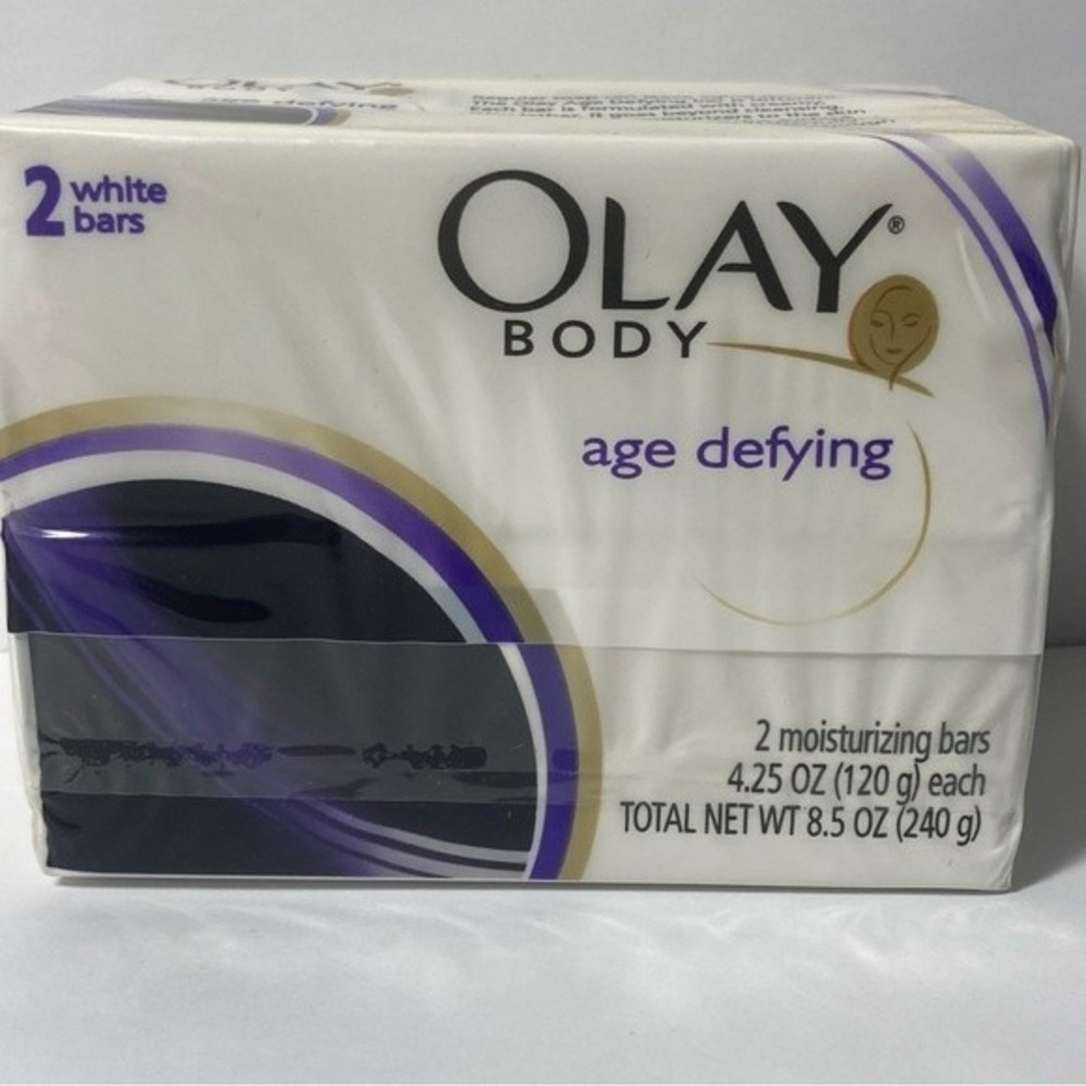 10 Bars Olay Body Age Defying Defy White Bar Soap DISCONTINUED Old Formula